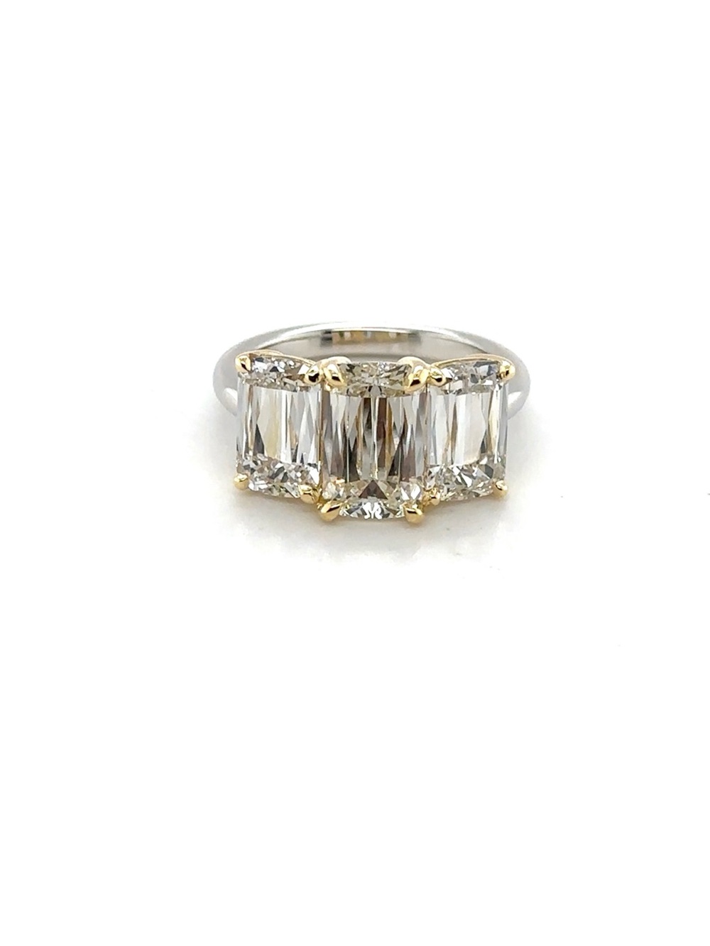 5.33 Crisscut Lab Grown Engagement Ring